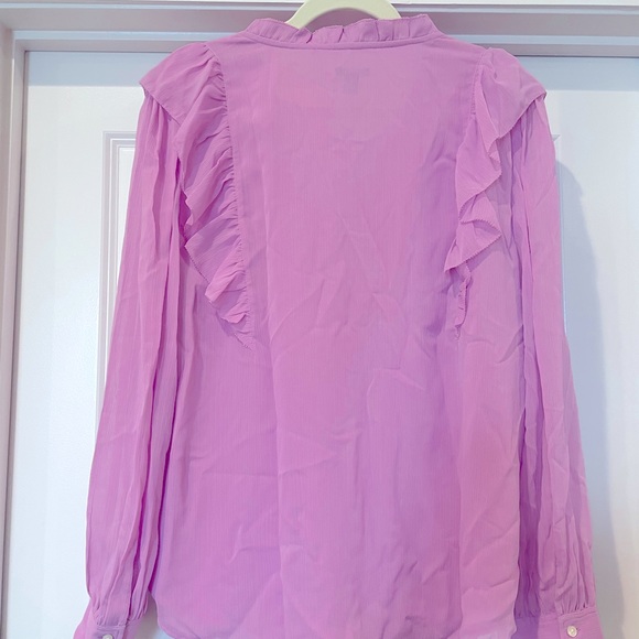 Ruffle Button Blouse - Picture 3 of 4